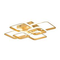 Plafon Selene Dourado 71cm Led 75W 3 Cores Bivolt Plafon Selene Dourado 71cm Led 75W 3 Cores Bivolt