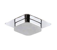 Plafon Semi Embutido Cromado Quadrado Led 5w 30075 Mantra
