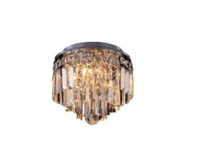 Plafon skylight sky-3021tr cerceis ø25x24cm cromado e com cristais transparentes Plafon skylight sky-3021tr cerceis ø25x24cm cromado e com cristais transparentes