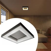 Plafon Slim Led 35x35 Led Integrado 34w Escolha Cor Da Luz Plafon Slim Led 35x35 Led Integrado 34w Escolha Cor Da Luz
