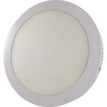 Plafon Sobrepor 18w Redondo Branco Quente Cozinha Banheiro