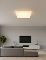 Plafon Sobrepor Cristal Abs 72w Led Multicor Quadrado Bivolt Plafon Sobrepor Cristal Abs 72w Led Multicor Quadrado Bivolt