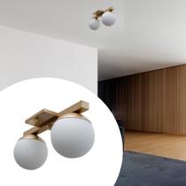 Plafon Sobrepor de Teto lustre Jabuticaba Com 2 Globos Vidros 12cm Para sala, Cozinha, Quarto Plafon Sobrepor de Teto lustre Jabuticaba Com 2 Globos Vidros 12cm Para sala, Cozinha, Quarto