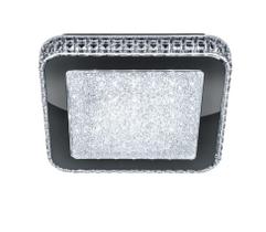 Plafon Sobrepor Gemini Acrílico Cristal Espelhado 28X28 12W Plafon Sobrepor Gemini Acrílico Cristal Espelhado 28X28 12W