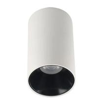 Plafon Sobrepor High End Redondo Para 1 Lâmpadas GU10 Branco Bronzearte