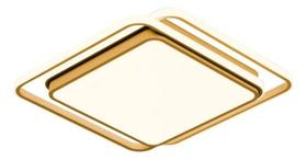 Plafon Sobrepor Hoop 72w Led 3 Cores Multicor Bivolt Moderno