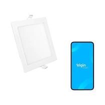Plafon sobrepor inteligente 18w 3000-6500k quadrado wifi elgin