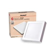 Plafon Sobrepor Luminária Led 24w Quadrado Bivolt Avant