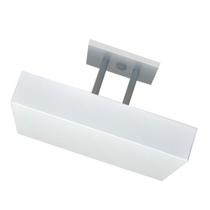 Plafon Sobrepor Luz Indireta Branco 20x20 Para Garagem