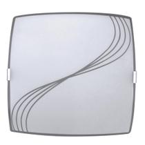 Plafon Sobrepor Quadrado Grande Linhas - Attena - Art lumen Plafon Sobrepor Quadrado Grande Linhas - Attena - Art lumen