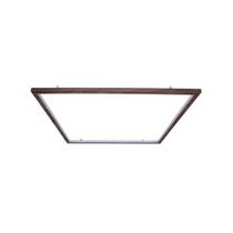 Plafon Sobrepor Quadrado LED 40w 2700k 100cm Madeira Imbuia Plafon Sobrepor Quadrado LED 40w 2700k 100cm Madeira Imbuia