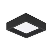 Plafon Sobrepor Recuado Deep 18W 4000K Preto Stella