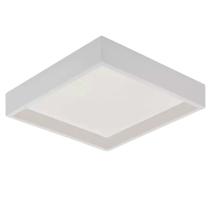Plafon Sobrepor Recuado Deep 24w 4000k Branco Stella