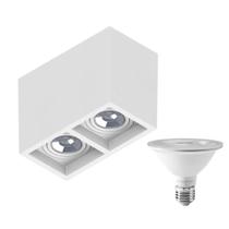 Plafon Sobrepor Recuo Save Energy + 2 Lâmp PAR30 10W 6500K Plafon Sobrepor Recuo Save Energy + 2 Lâmp PAR30 10W 6500K