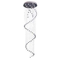 Plafon sobrepor redondo metal cristal 50cm spiral llum Plafon sobrepor redondo metal cristal 50cm spiral llum