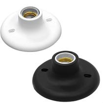 Plafon Soquete de Porcelana E27 100w C/ Aditivo Anti-UV