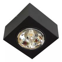 Plafon Spot De Sobrepor Teto Ar111 Preto