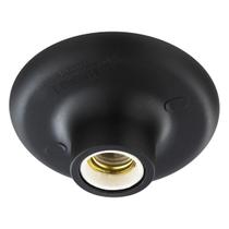 Plafon / spot preto soquete porcelana taschibra