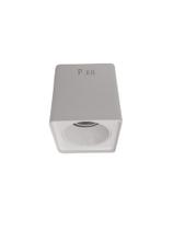 Plafon Spot Sobrepor MR16 Dicroica Quadrado Recuado Branco 10cm - EMBU LED Plafon Spot Sobrepor MR16 Dicroica Quadrado Recuado Branco 10cm - EMBU LED