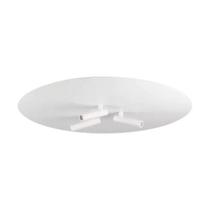 Plafon spotline 1172/62 cloud ø62x16cm alumínio branco 48w 3000k