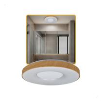 Plafon Tamar Wood Sobrepor Redondo Led 36w Multicor Bivolt Estrutura Madeira Plafon Tamar Wood Sobrepor Redondo Led 36w Multicor Bivolt Estrutura Madeira