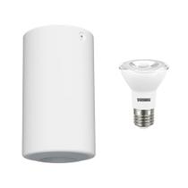 Plafon Taschibra Cannon, Branco e Lâmpada LED Dicroica 2700K, Amarela, 7 Watts, Autovolt Plafon Taschibra Cannon, Branco e Lâmpada LED Dicroica 2700K, Amarela, 7 Watts, Autovolt