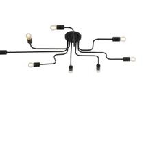 Plafon Taschibra Cronos Preto Para 8 Lâmpadas E27 Bivolt Plafon Taschibra Cronos Preto Para 8 Lâmpadas E27 Bivolt