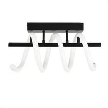 Plafon Taschibra Moderno Spring Led 16W Quente 3000K Ouro