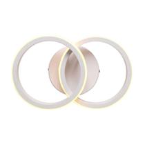 Plafon Taschibra Village Circle Led 10w 3000k Luz Amarela Bivolt Branco
