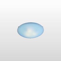 Plafon Teto Aço 30cm 2x60w Garra Clean Branco/Crom Bronzearte - BRONZEARTE