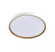 Plafon toronto redondo 26cm 18w branco com dourado hevvy ly8798asbcdr Plafon toronto redondo 26cm 18w branco com dourado hevvy ly8798asbcdr