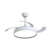 Plafon Ventilador De Teto Flesh Wind LED Multicor 3K/4K/6K Branco 36W EBVL80004