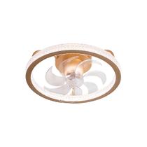 Plafon Ventilador De Teto Orbital Air Prisma LED Multicor 40W Bivolt HM30258