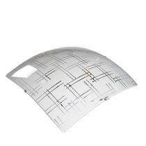 Plafon Vidro Risk Quadrado Branco Neo Iluminação Plafon Vidro Risk Quadrado Branco Neo Iluminação