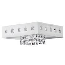 Plafon Vienna Led 1X20W 6.400K Acrílico Branco 30X30Cm Plafon Vienna Led 1X20W 6.400K Acrílico Branco 30X30Cm