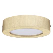 Plafon Wood Madeira Redondo Led 24W Bivolt Marfim Plafon Wood Madeira Redondo Led 24W Bivolt Marfim