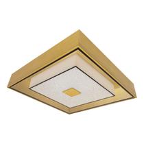 Plafon Zeus Ouro Led 12w 34cm Céu Estrelado C/ Cristais St1737