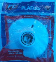 Plafonier com Soquete de Louça Bivolt Branco