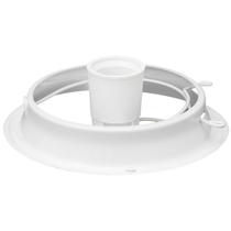 Plafonier de Aluminio Branco Com Receptaculo para Plafon