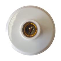 Plafonier de plástico branco e bocal e27 porcelana - foxlux Plafonier de plástico branco e bocal e27 porcelana - foxlux