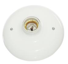 Plafonier em Aluminio Soquete E27 900 Branco Plafonier em Aluminio Soquete E27 900 Branco