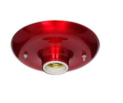 Plafonier em Aluminio Soquete E27 900 Cereja