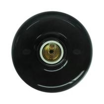 Plafonier Ilumi Preto 100w Soquete De Porcelana