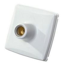 Plafonier Mectronic Petra Quadrado BRANCO 1xE27