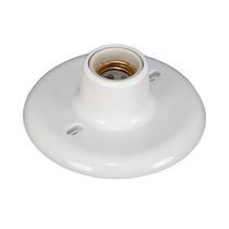 Plafonier Plafon Branco 100w E27 Bocal Porcelana - OPL