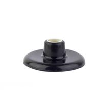 Plafonier Plafon Soquete Preto Cerâmico 1 Lampada E-27 Prismatec