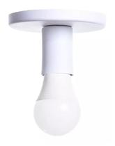 Plafonier Plafon Teto Sobrepor Aluminio Sala Garagem Branco