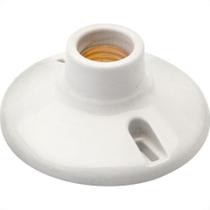 Plafonier Porcelana Brasfort Branco E27 8618 - Kit C/5