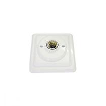Plafonier Pvc Enerlux Branco Quadrado Soquete Porcelana E27 613 Plafonier Pvc Enerlux Branco Quadrado Soquete Porcelana E27 613