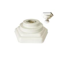 Plafonier Sextavado Branco 150w Pvc E27 Porcelana